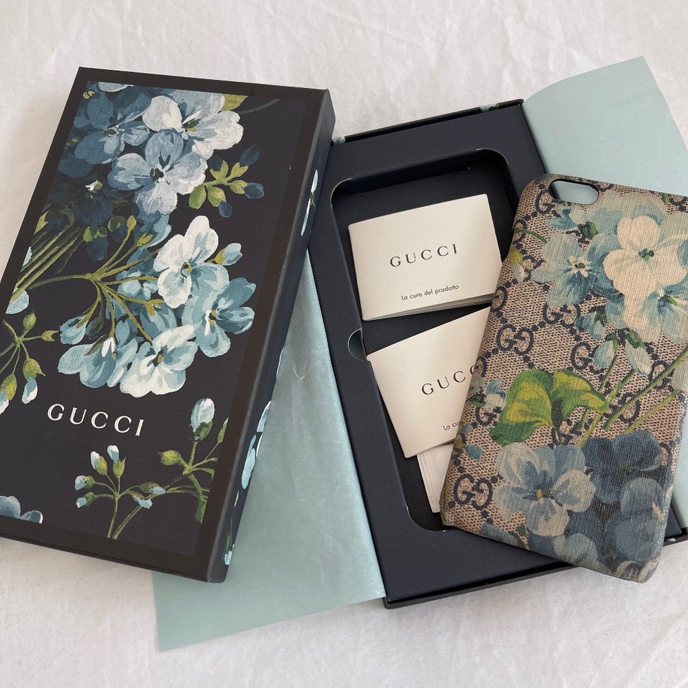 Gucci Blue Blooms iPhone 6 Plus Case